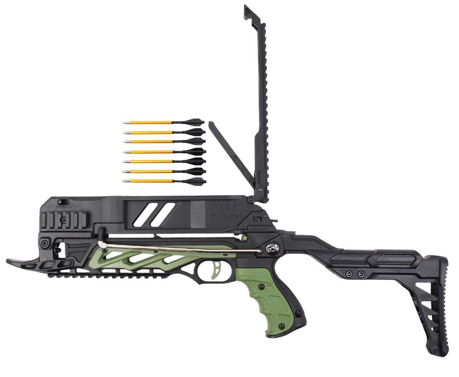 Balestra Besta MK-TCS3-G 80 Libras, C/ carregador 7 setas