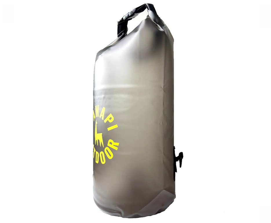 Saco Estanque Hawapi 30L Translúcido Cinza