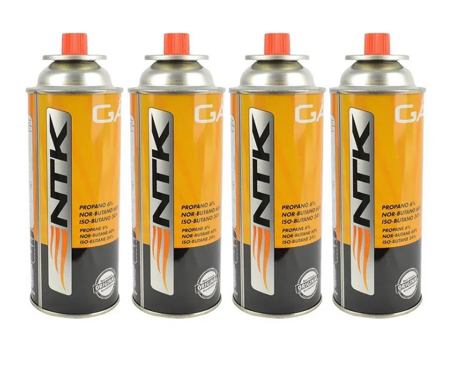 Maçarico Portátil Fame Gun Gourmet, cozinha, camping - Acampy + Refil Gás