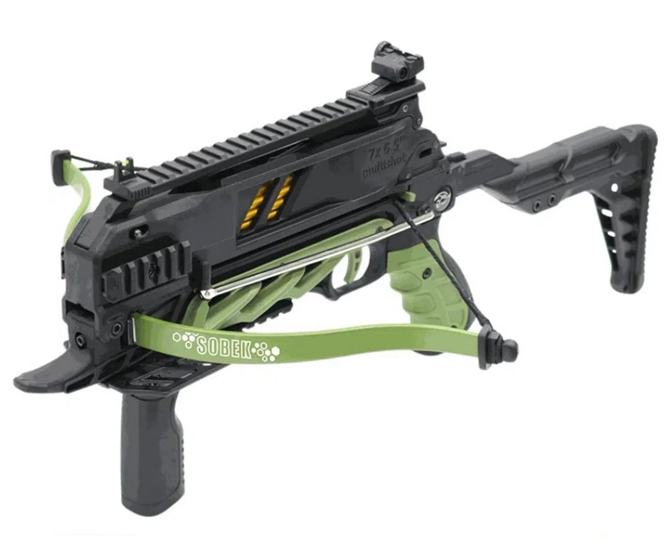 Balestra Besta MK-TCS3-G 80 Libras com carregador 7 setas - Man Kung + Alvos + Kit Setas