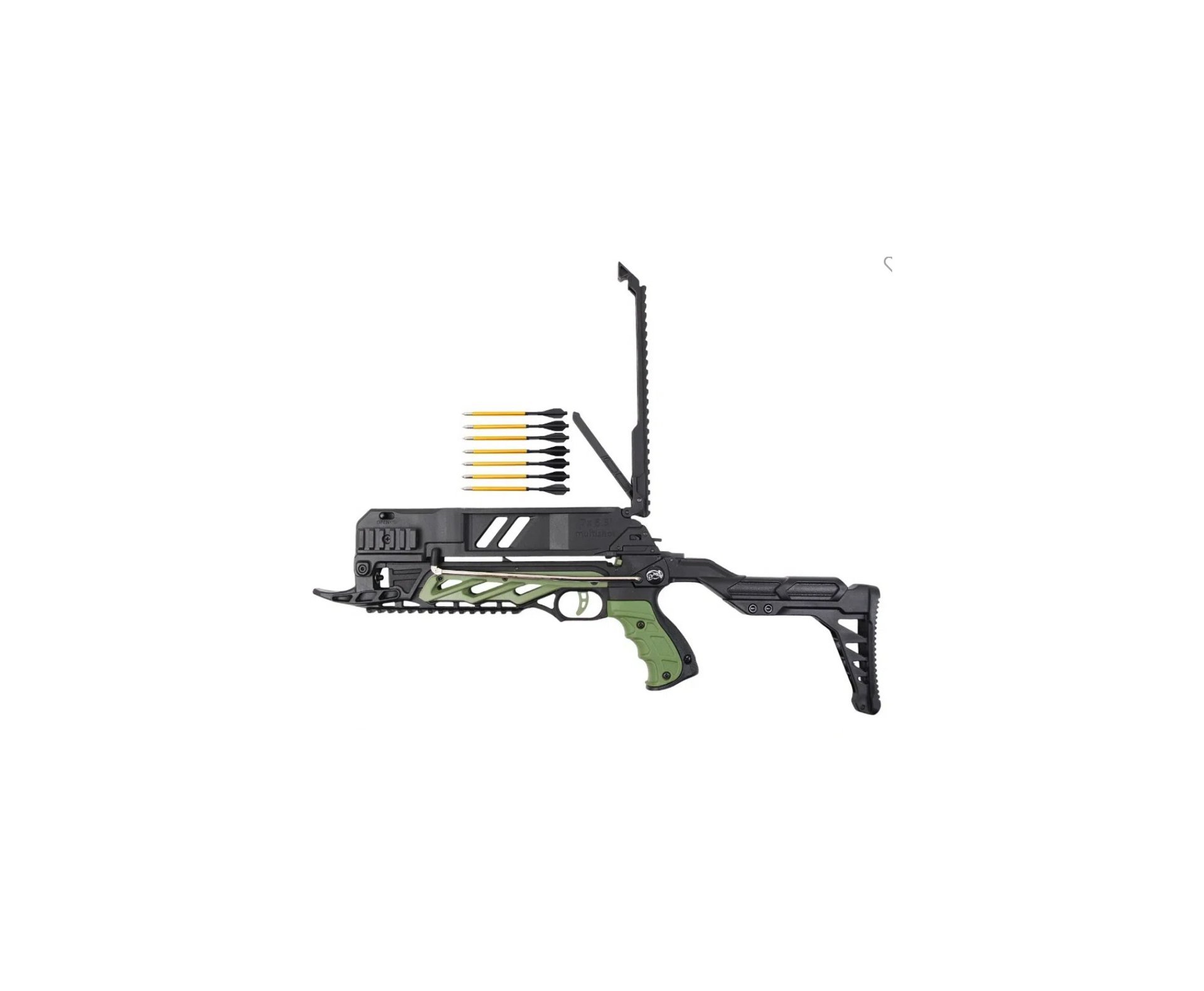 Balestra Besta MK-TCS3-G 80 Libras com carregador 7 setas - Man Kung + Alvos + Kit Setas