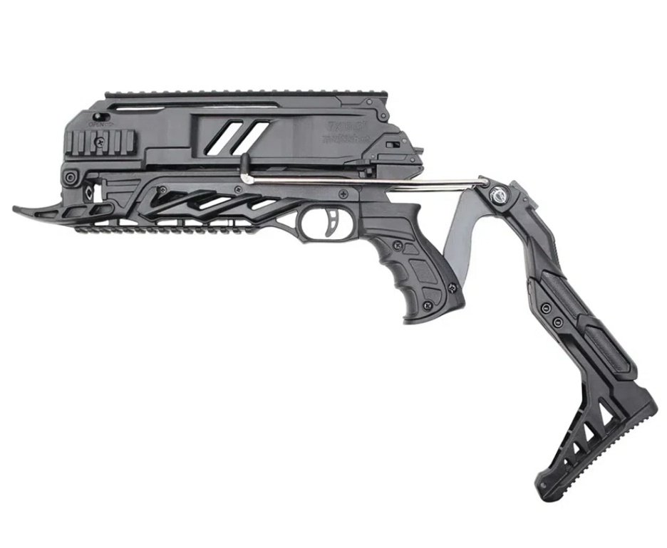 Balestra Besta MK-TCS3-BK 80 Libras com carregador 7 setas - Man Kung + Alvos + Kit Setas