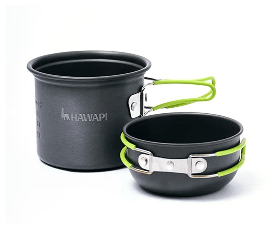 Conjunto de Panelas com 2 Peças Verde Limão Hawapi