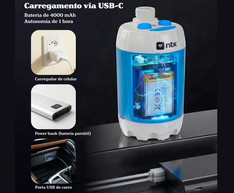 Chuveiro Portatil Tucano - Nautika