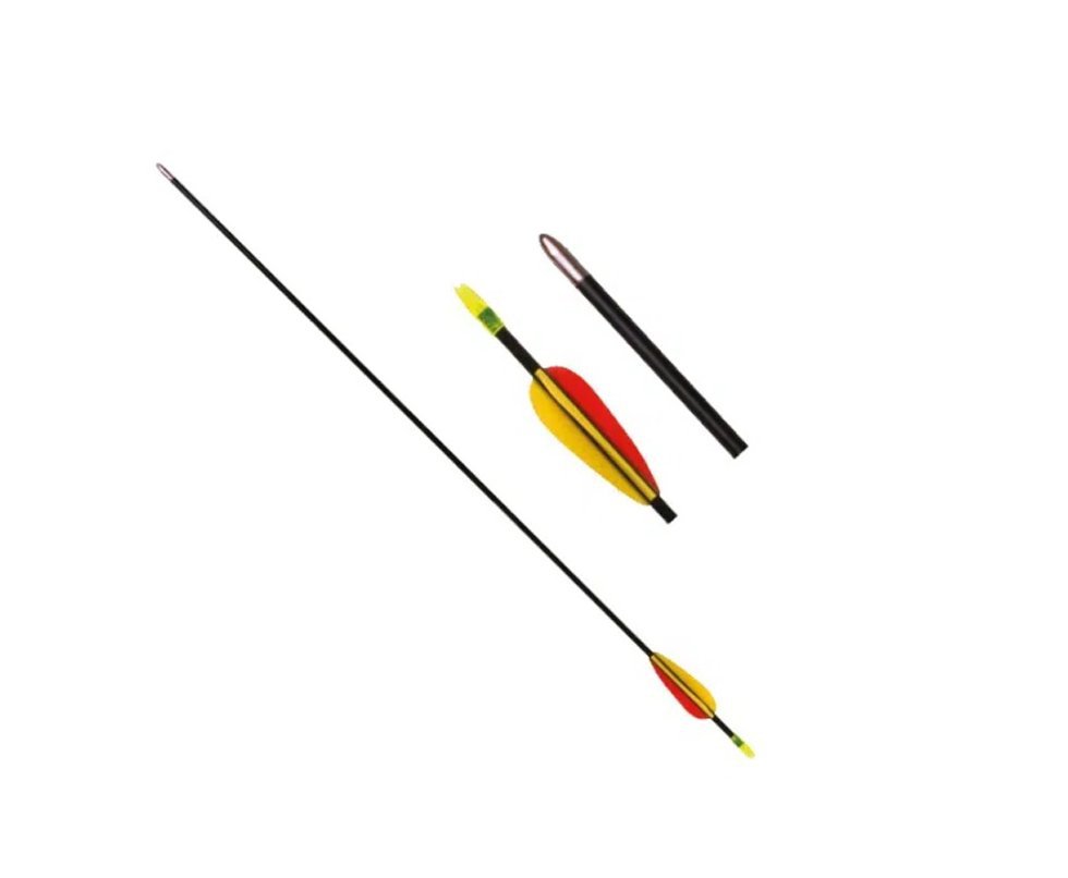 Arco Longo recurvo Hori-Zone Serpent 35lbs + 3 Flechas De Fibra Vidro 30" + Cera Lubrificante