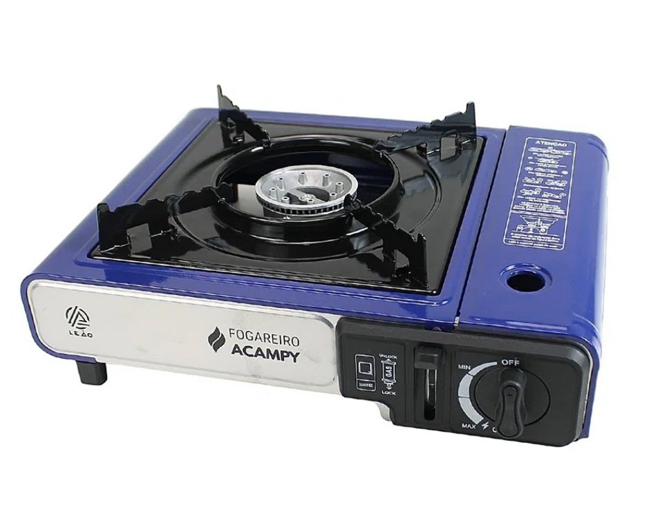 Barraca Atena 4 Pessoas - Guepardo + 2 Sacos de Dormir + Colchão Inflável Casal + Lanterna de Cabeça + Fogareiro + Refil Gás