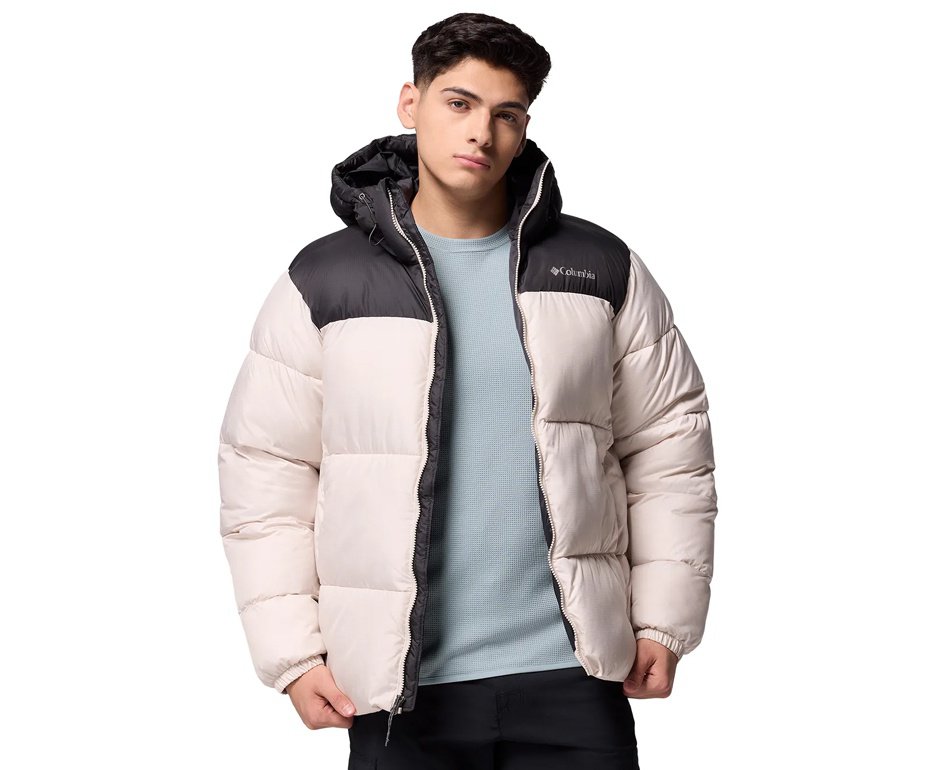 Jaqueta Columbia Puffect II Hooded Dark Stone/Shark