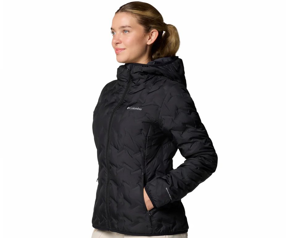 Jaqueta Columbia Delta Ridge II Down Hooded Black