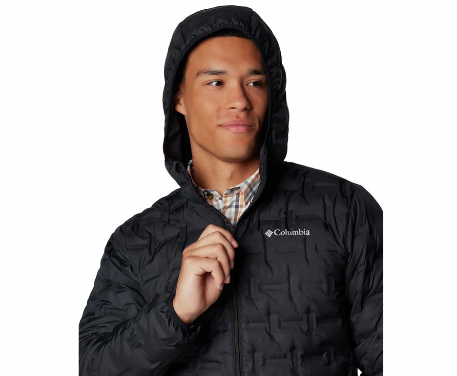 Jaqueta Delta Ridge II Down Hooded Black