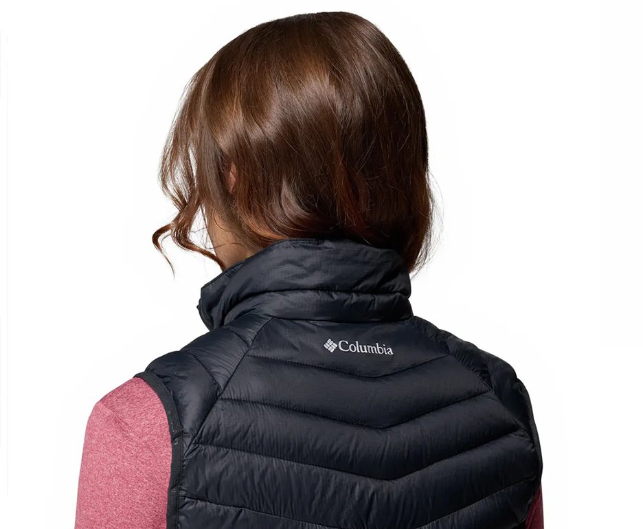 Colete Columbia Feminino Powder Pass III Hybrid Vest -Black