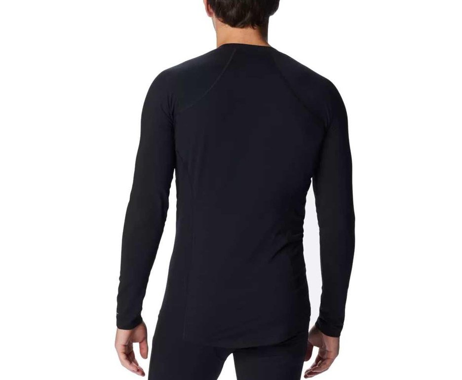 Blusa Columbia Masculina Segunda Pele Columbia Omni-Heat Knit Crew - Black