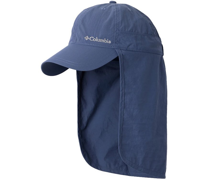 Chapéu Columbia com Proteção Solar Omni-Shade™ FPU 50 e Aba de Pescoço - Azul