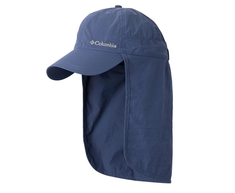 Chapéu Columbia com Proteção Solar Omni-Shade™ FPU 50 e Aba de Pescoço - Azul