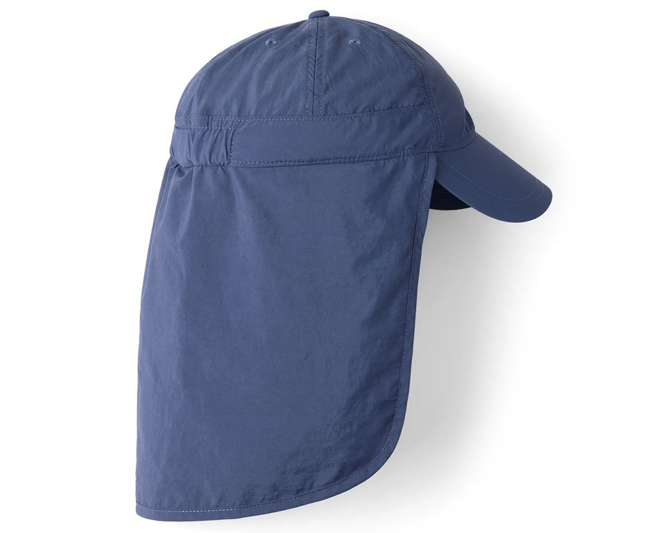 Chapéu Columbia com Proteção Solar Omni-Shade™ FPU 50 e Aba de Pescoço - Azul