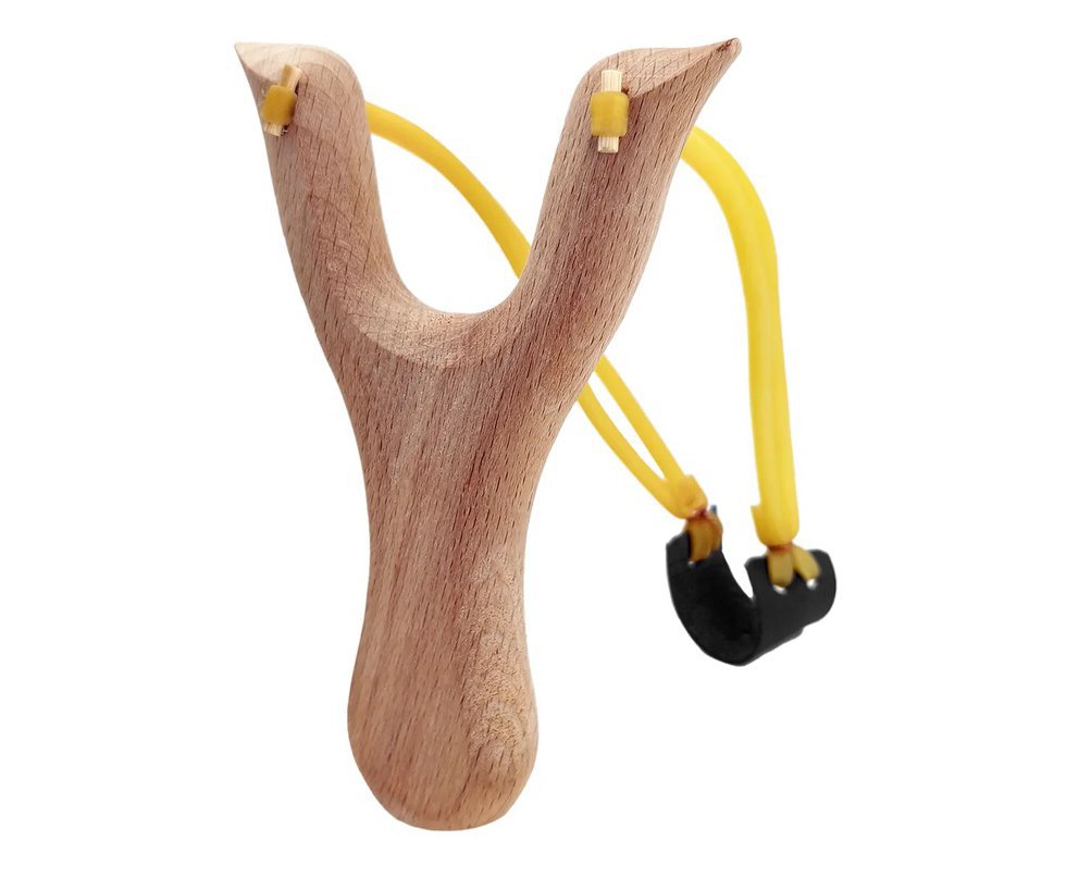 Atiradeira Estilingue Rossi Madeira Dupla