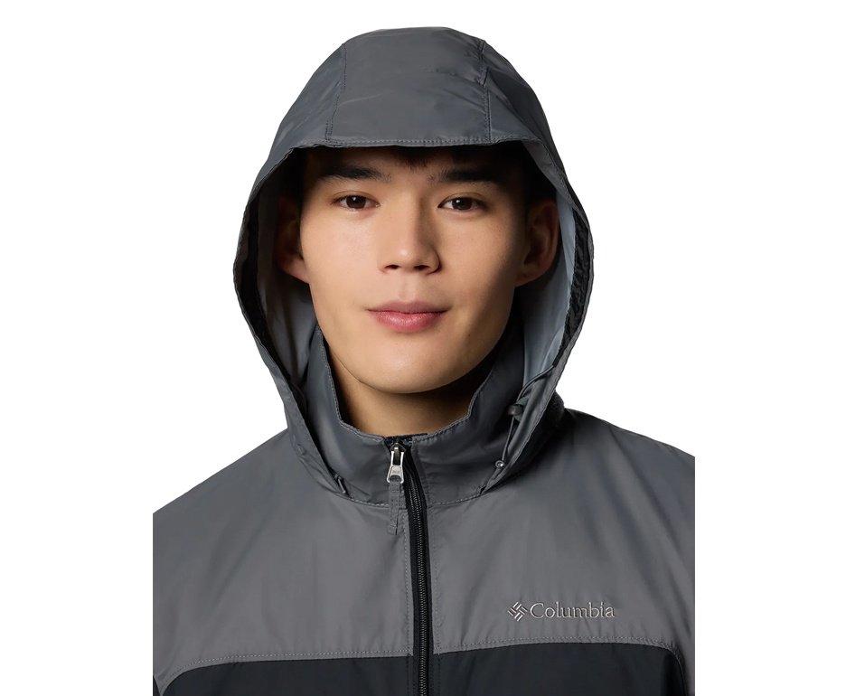 Jaqueta Columbia Glennaker Lake II Rain Black/City Grey