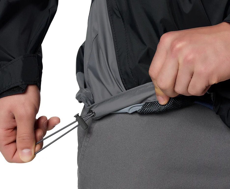 Jaqueta Columbia Glennaker Lake II Rain Black/City Grey