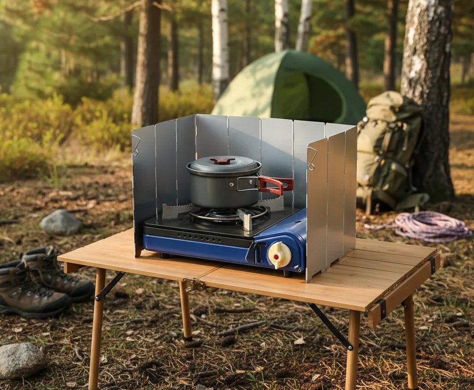 Escudo NTK corta vento para Fogareiro portátil