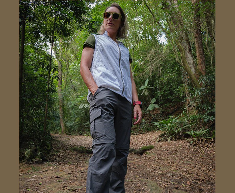 Calça Bermuda Feminina Kailash Atakama Cinza