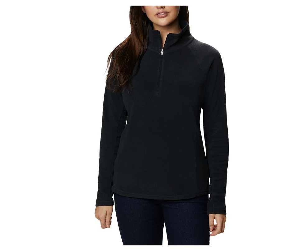 Blusão Columbia Feminino Glacial IV 1/2 Zip Black