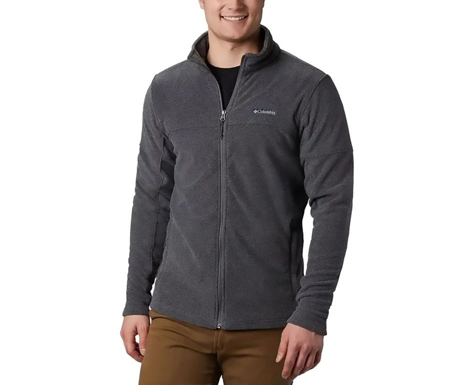 Jaqueta Columbia Masculina Fleece Steens Mountain Full Zip Charcoal Heather