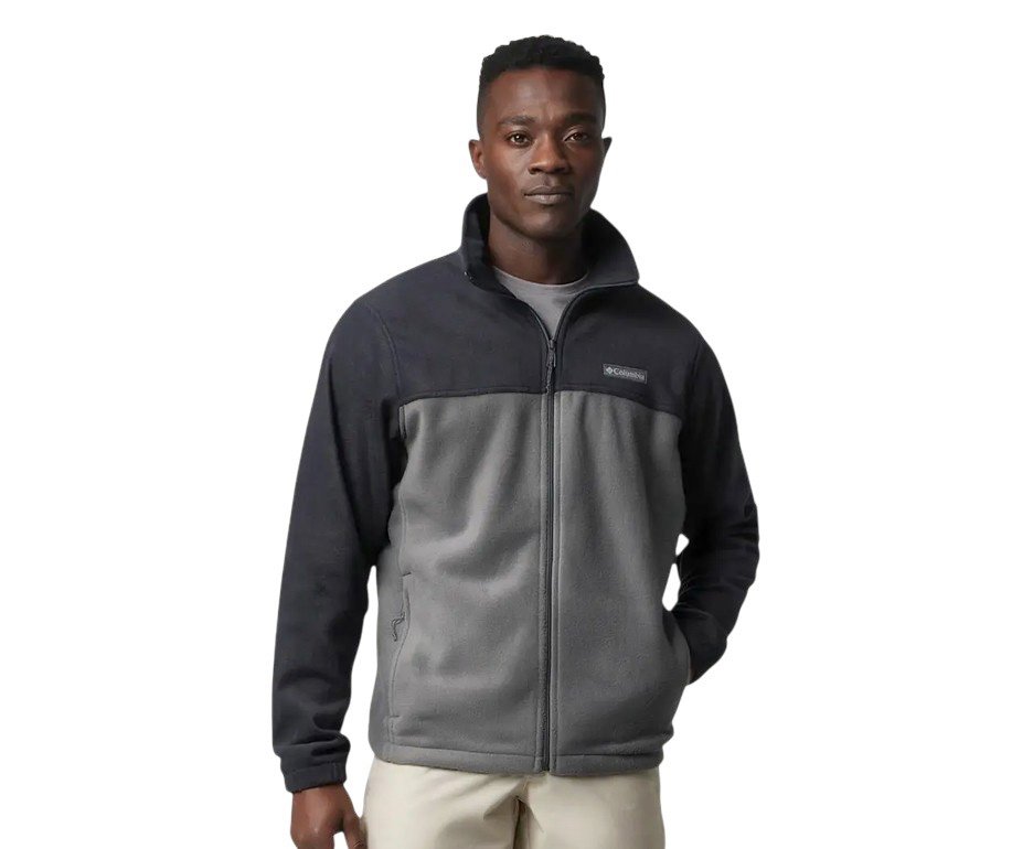 Jaqueta Columbia Masculina Fleece Steens Mountain Full Zip Black, Grill