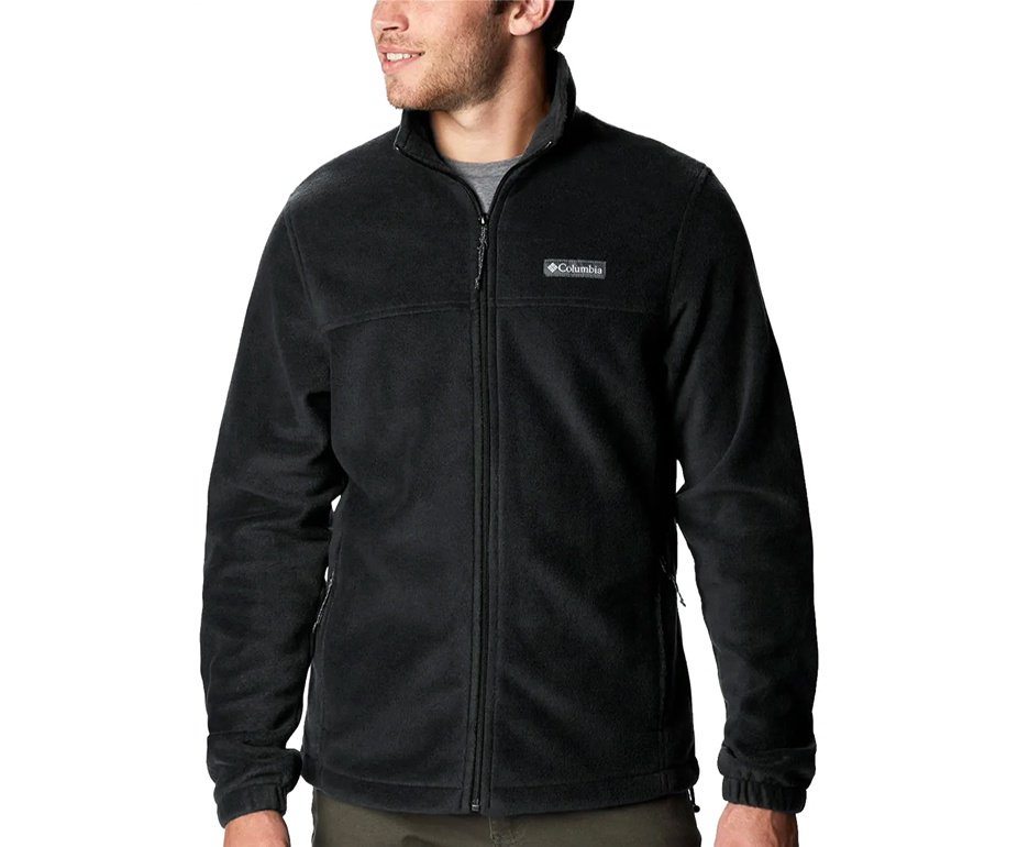 Jaqueta Columbia Masculina Fleece Steens Mountain Full Zip Black