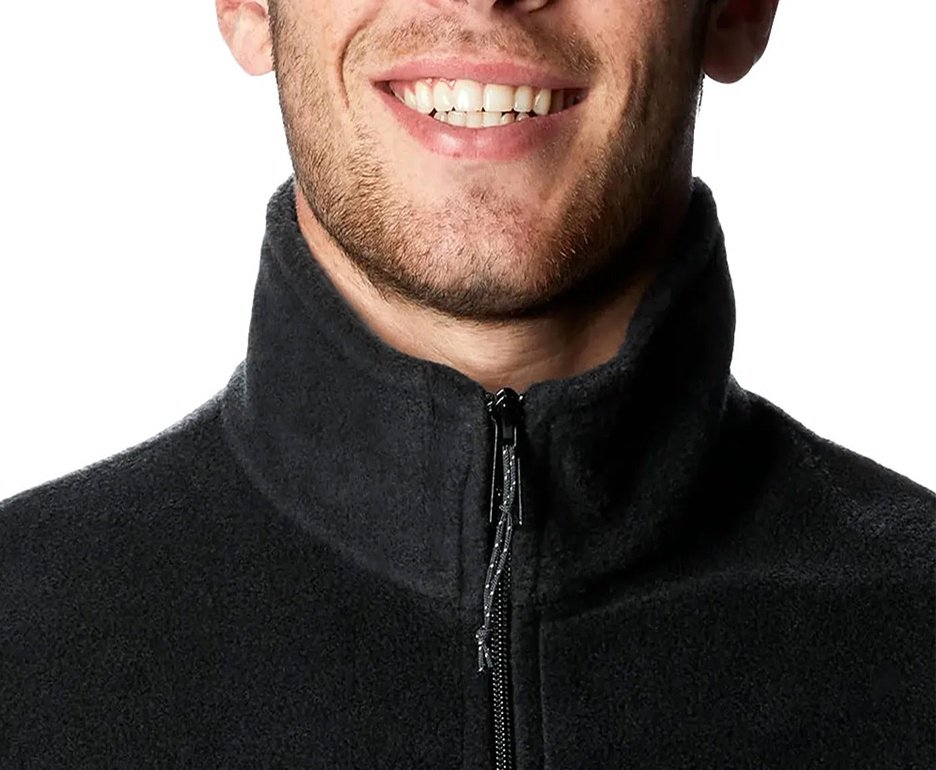 Jaqueta Columbia Masculina Fleece Steens Mountain Full Zip Black