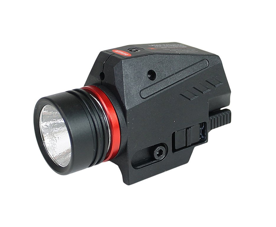 Lanterna Pist Rossi C/ Laser Vermelho Acionamento Lateral Trilho 22mm