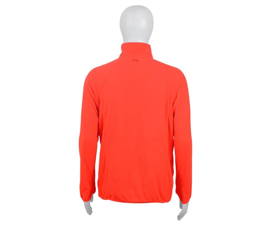 Jaqueta Kailash Fleece Chamonix 1/2 Ziper XLite Masculino Laranja Escuro