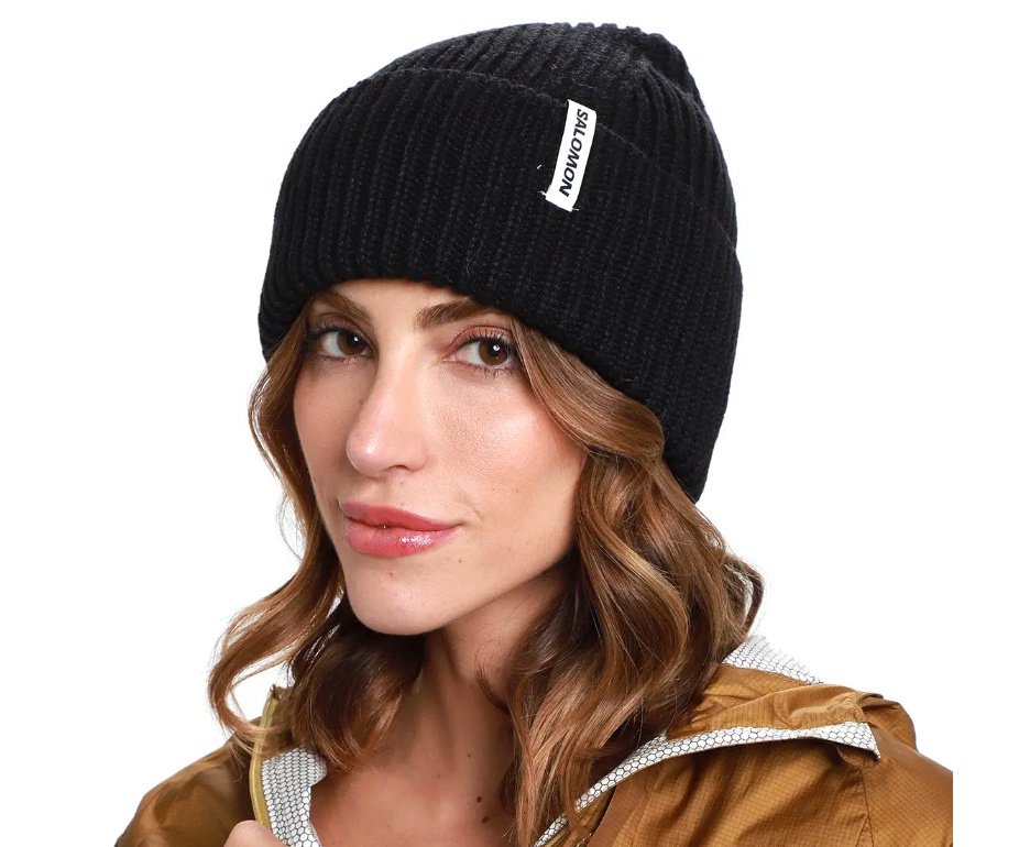 Gorro Salomon Snowbird Beanie U Deep Black