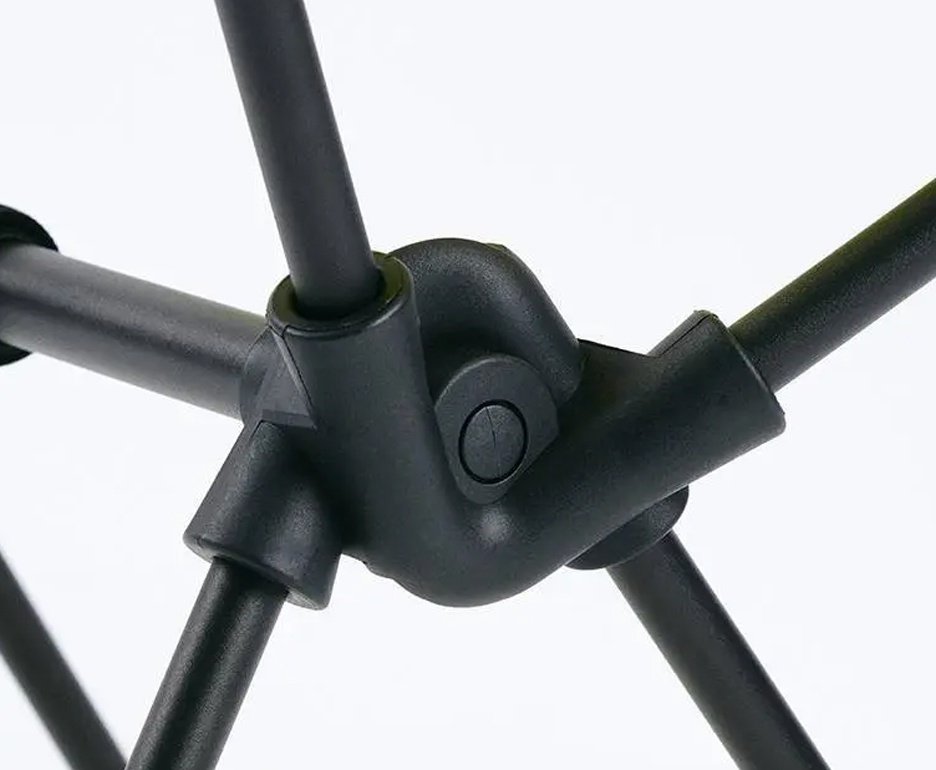 Cadeira Hawapi Picchu Cap. 125Kg Aluminio Preto