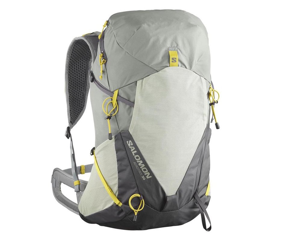Mochila Salomon Aerotrek 30 Sedona Sage/Seagrass/Iron Dorso P/M