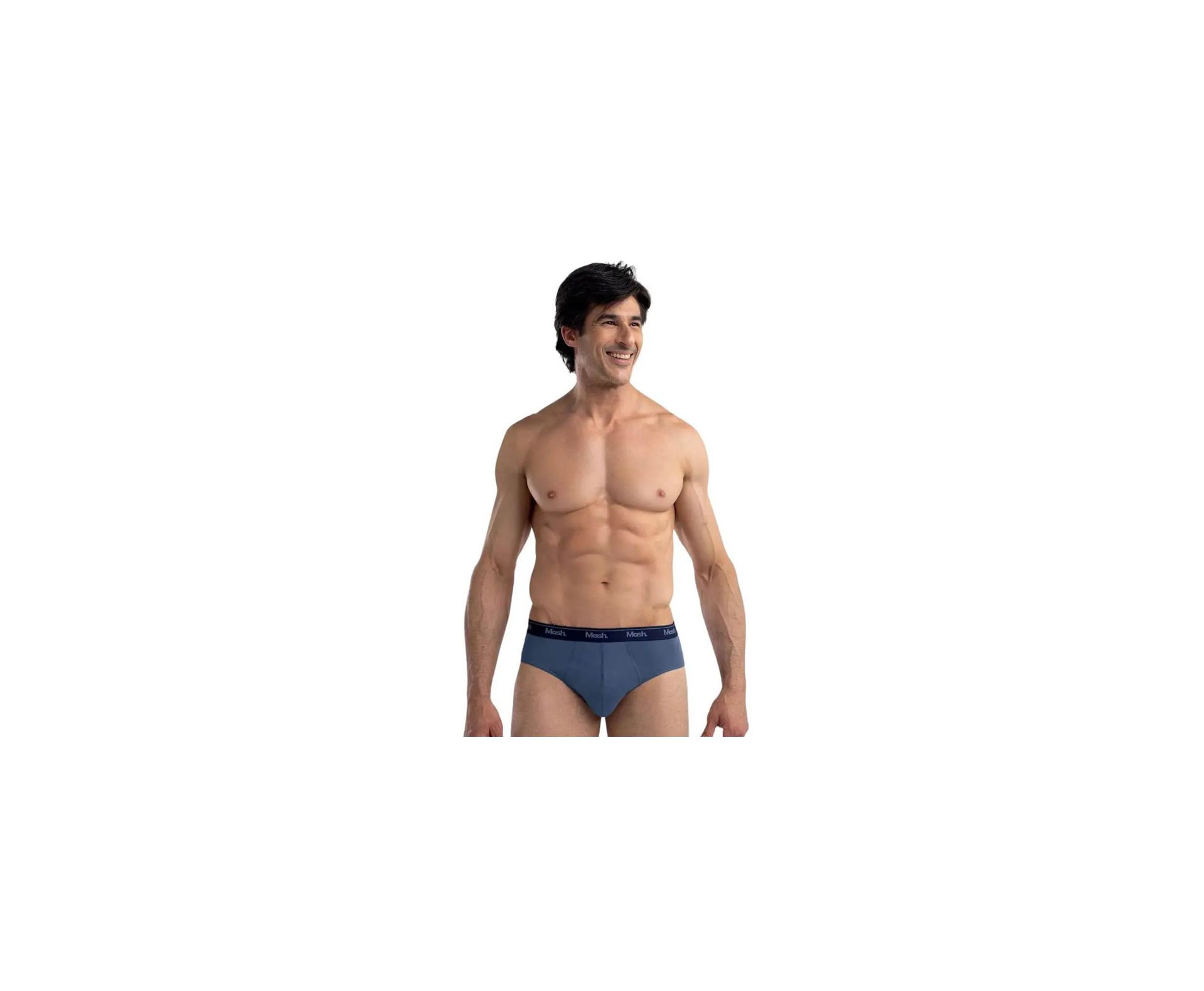 Kit 6 Cueca Slip Alg Elast Mash 0.75.04N AZ08/AZ08/AZ08/AZ11/AZ11/AZ11 P