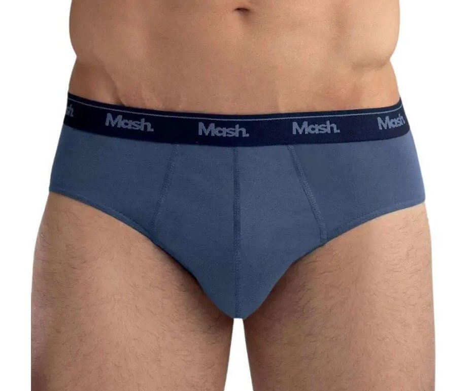 Kit 6 Cueca Slip Alg Elast Mash 0.75.04N AZ08/AZ08/AZ08/AZ11/AZ11/AZ11 P