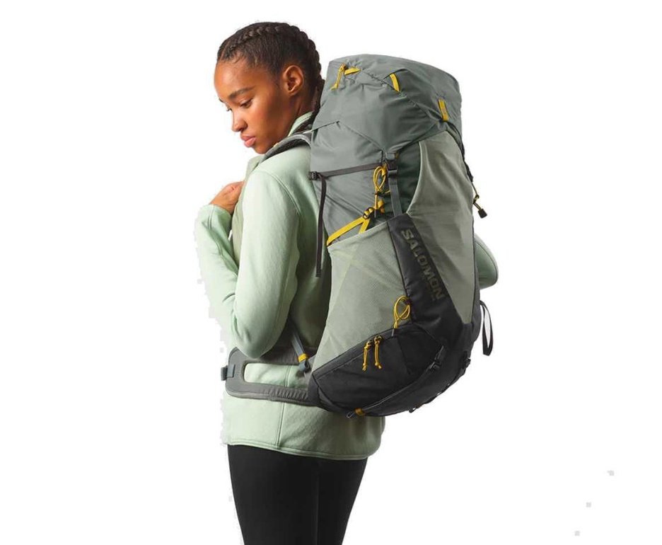 Mochila Salomon Aerotrek 40 Sedona Sage/Seagrass/Iron P/M