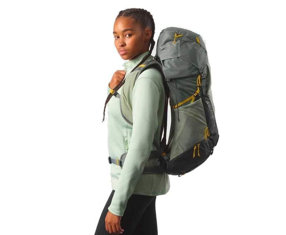 Mochila Salomon Aerotrek 40 Sedona Sage/Seagrass/Iron P/M