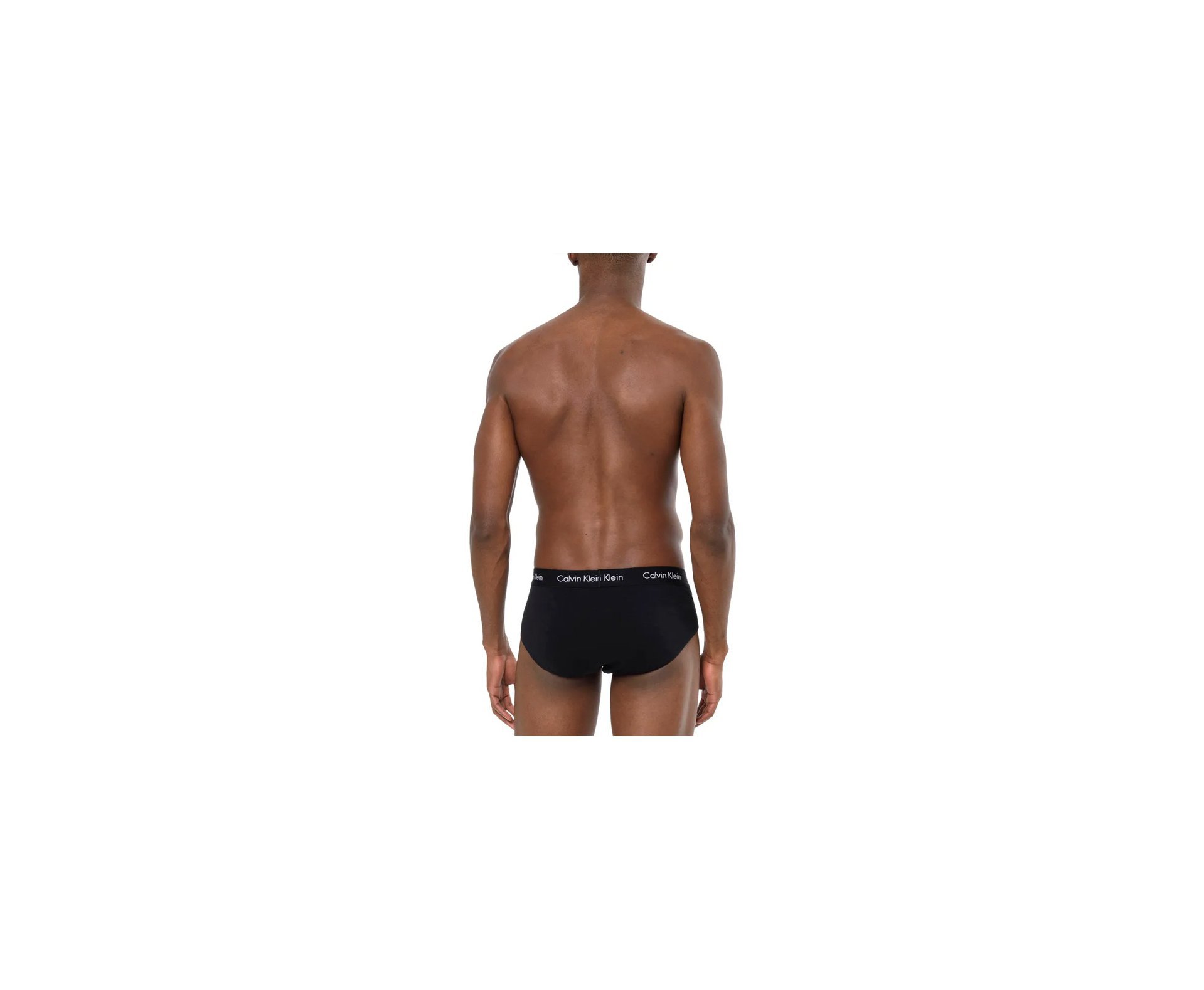 Kit 2 Cuecas Calvin Klein Low Rise Trunk Cotton - Preta