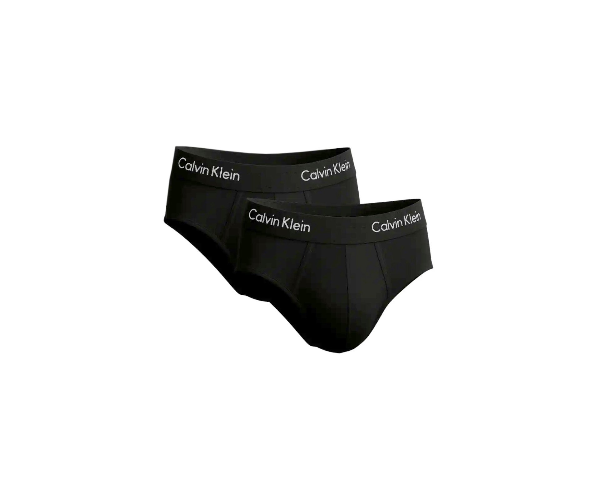 Kit 2 Cueca Calvin Klein Brief Cotton CK C13.01 - Preta