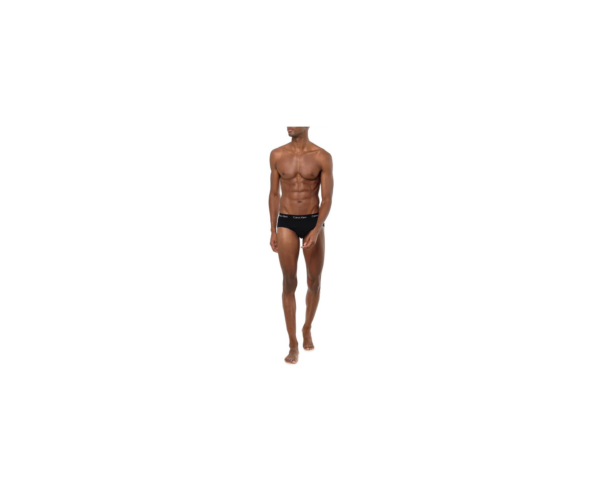 Kit 2 Cueca Calvin Klein Brief Cotton CK C13.01 - Preta
