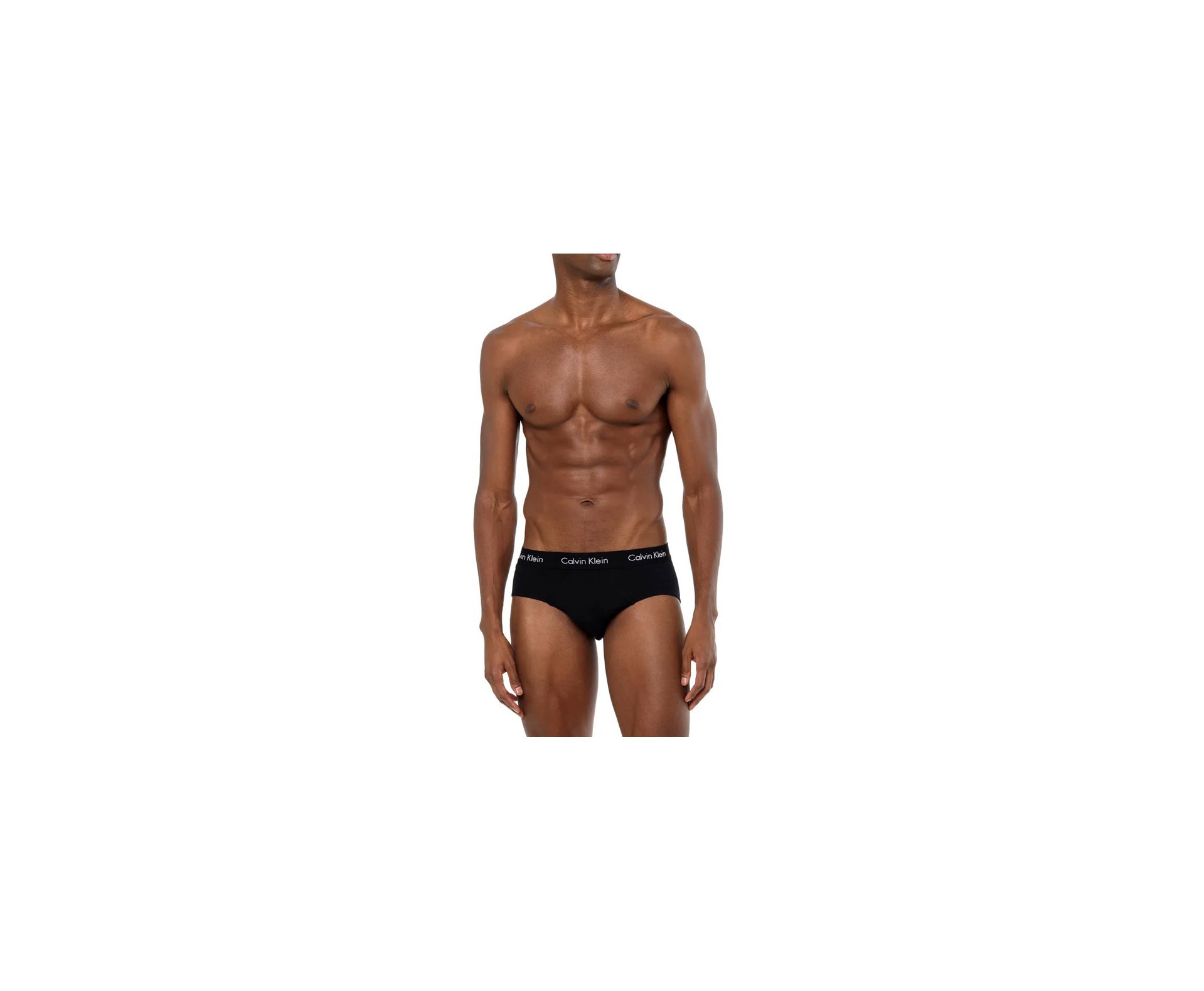Kit 2 Cueca Calvin Klein Brief Cotton CK C13.01 - Preta