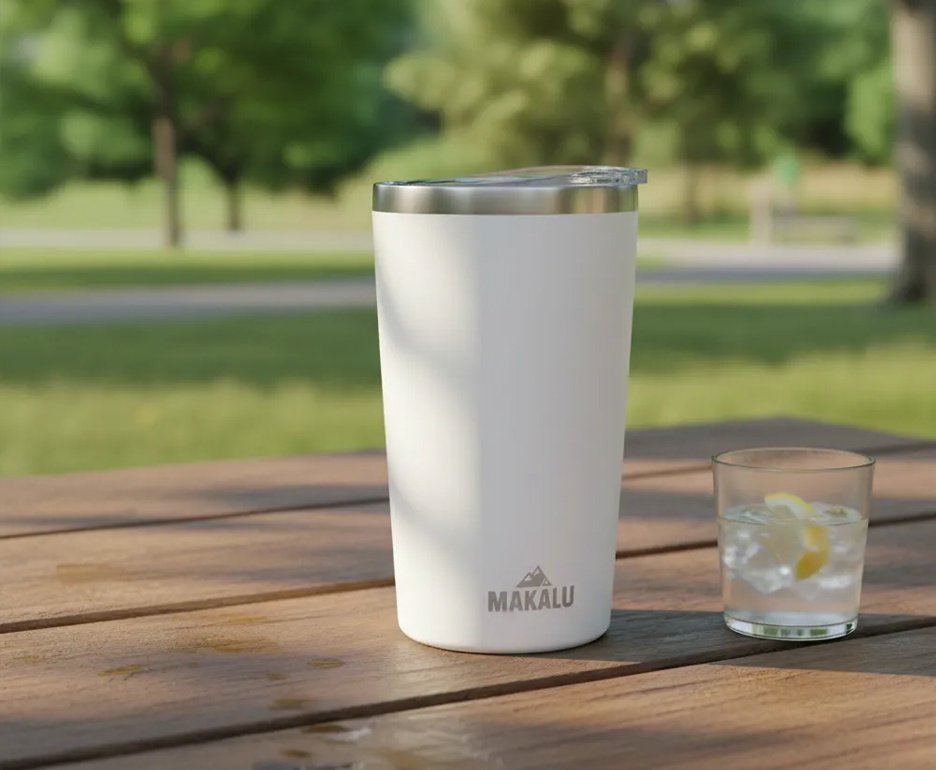 Copo Termico Makalu Aventura 420 ML - Branco