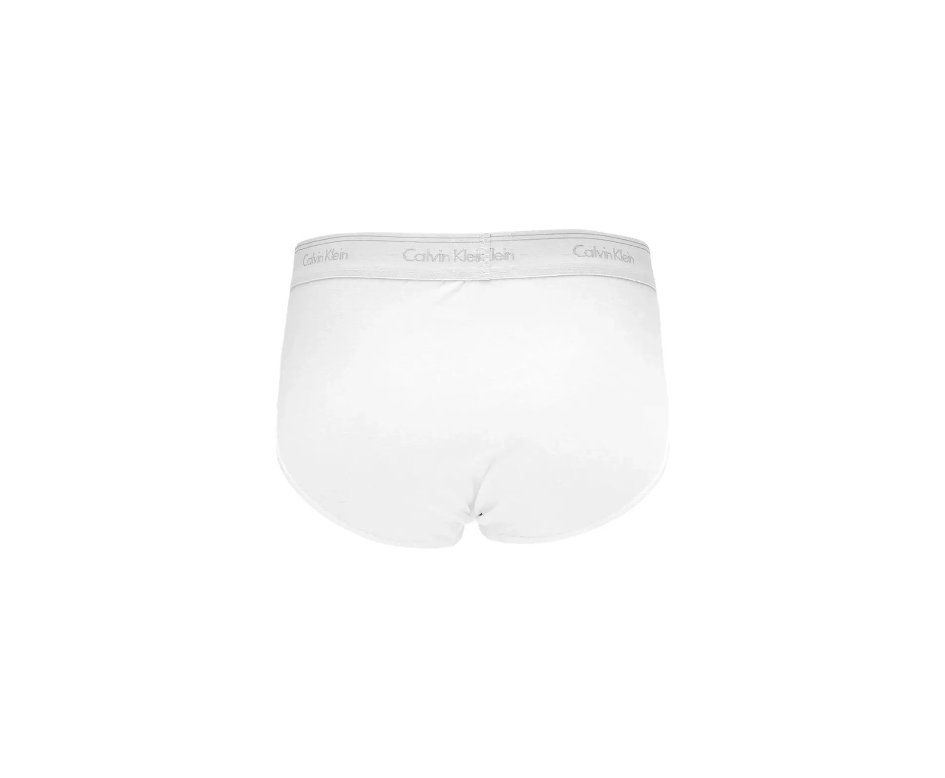 Kit 2 Cuecas Calvin Klein Brief Cotton CK C13.01- Branca