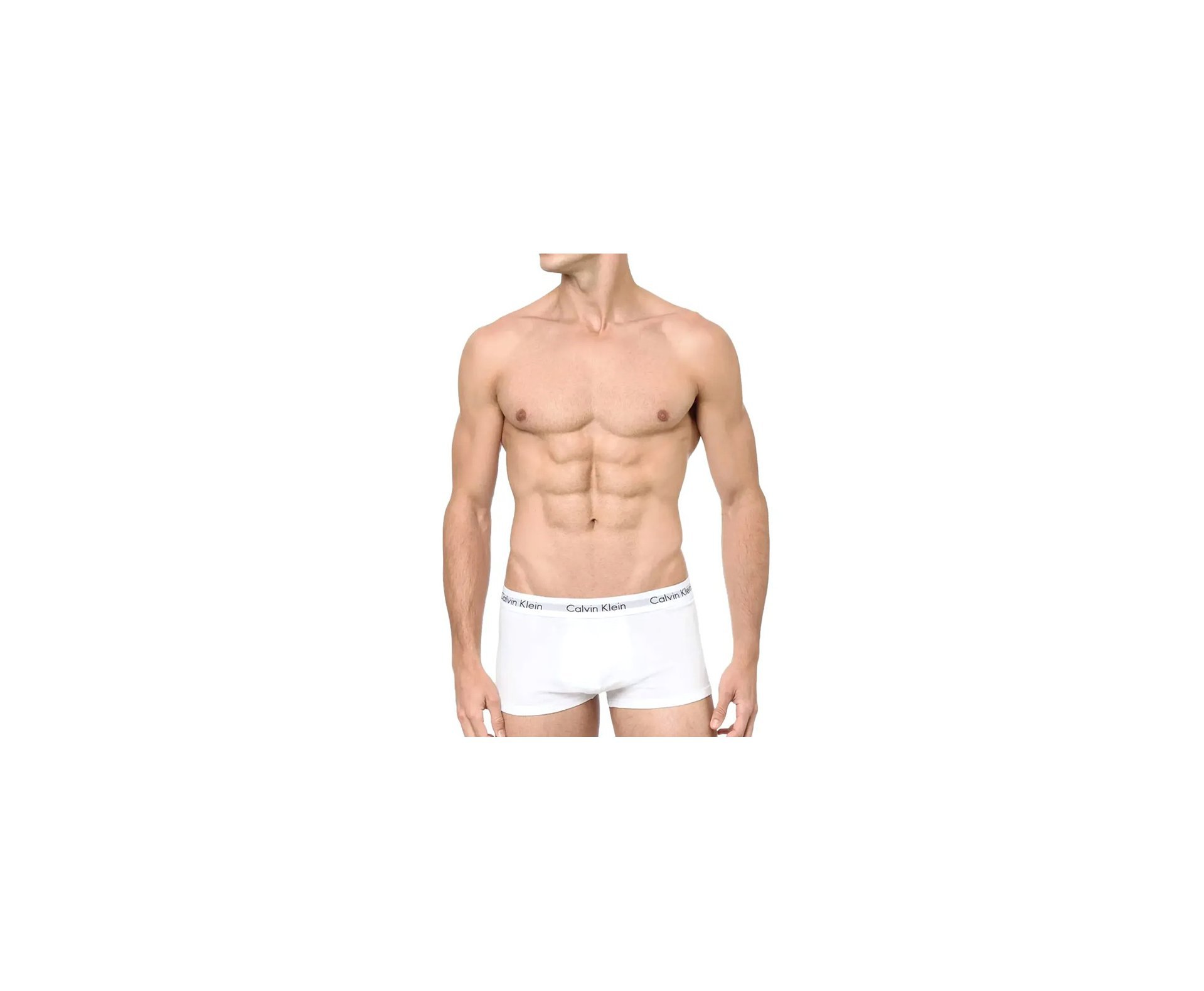Kit 4 Cuecas Calvin Klein Boxer Low Rise Trunk de Cotton - Branco/Preto