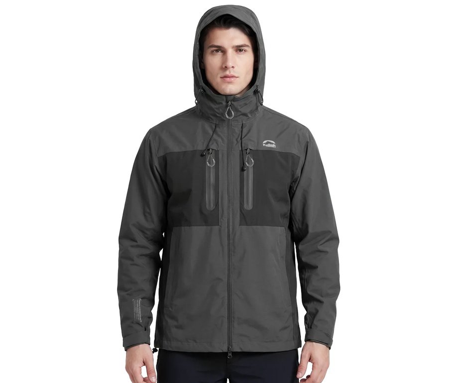 Jaqueta Kailash Anorak 3x1 Fitz Roy Chumbo/Preto Masculino