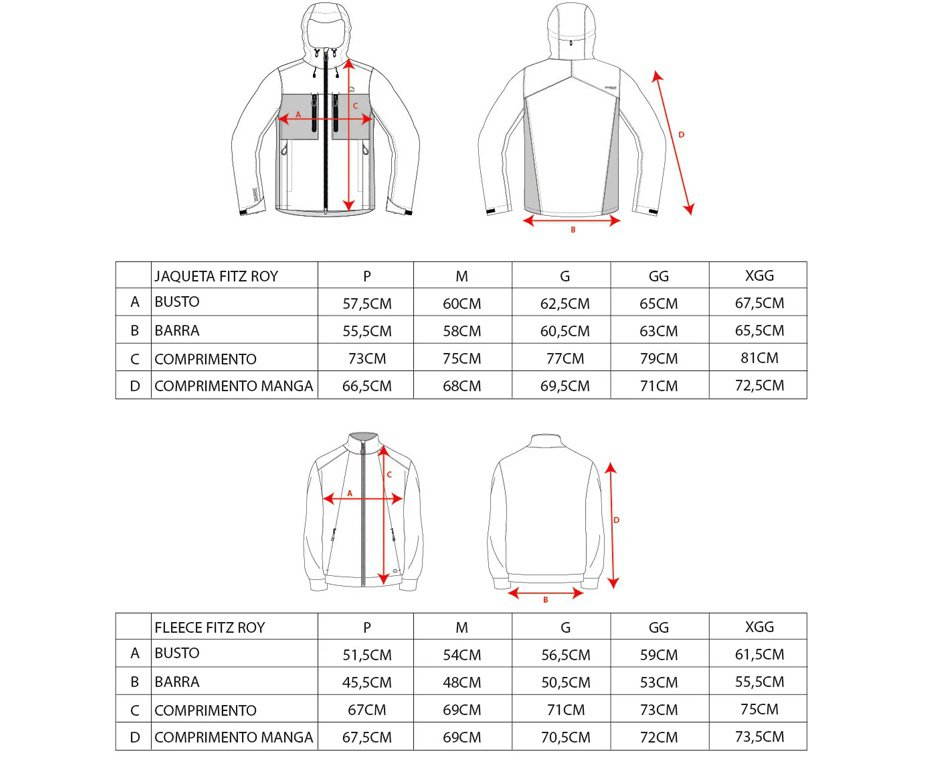 Jaqueta Kailash Anorak 3x1 Fitz Roy Chumbo/Preto Masculino