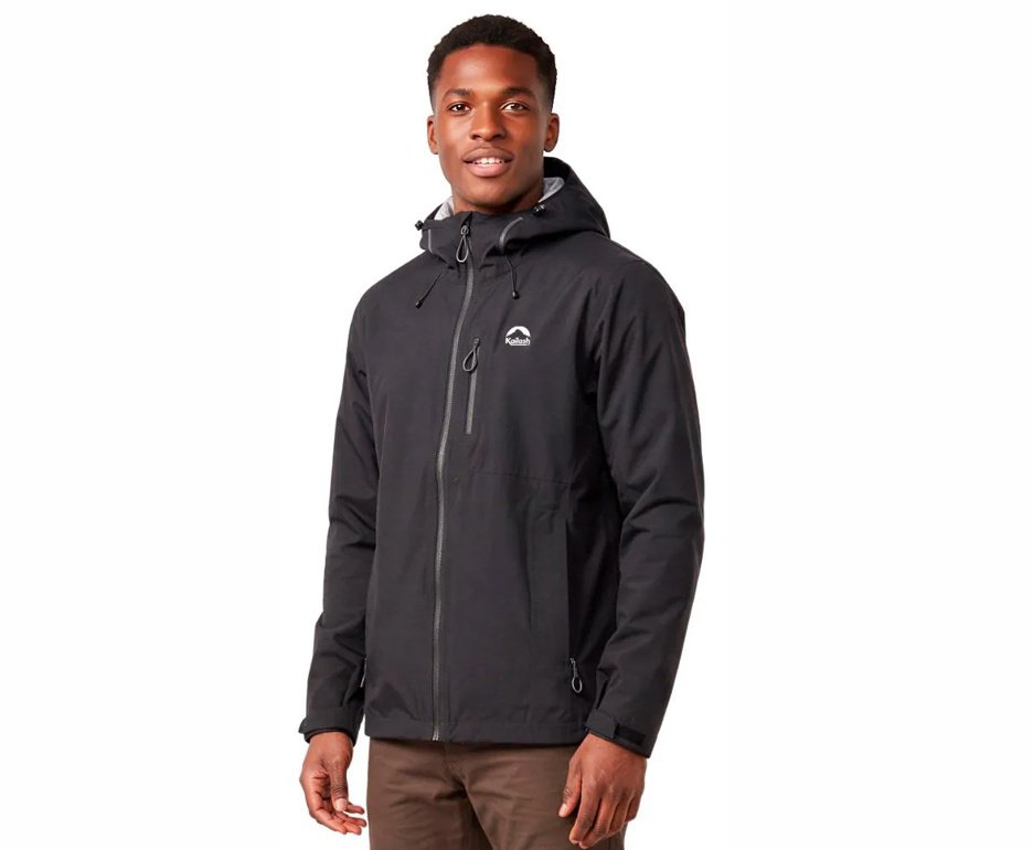 Jaqueta Kailash Anorak Impermeável Andes Masculina Preta