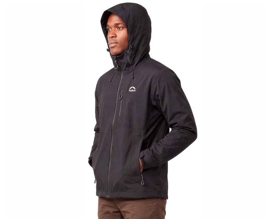 Jaqueta Kailash Anorak Impermeável Andes Masculina Preta