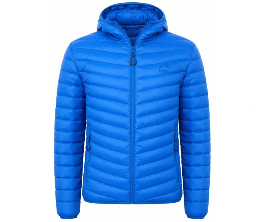 Jaqueta Puffer Masculina Kailash Patagônia Sintética - Ciano