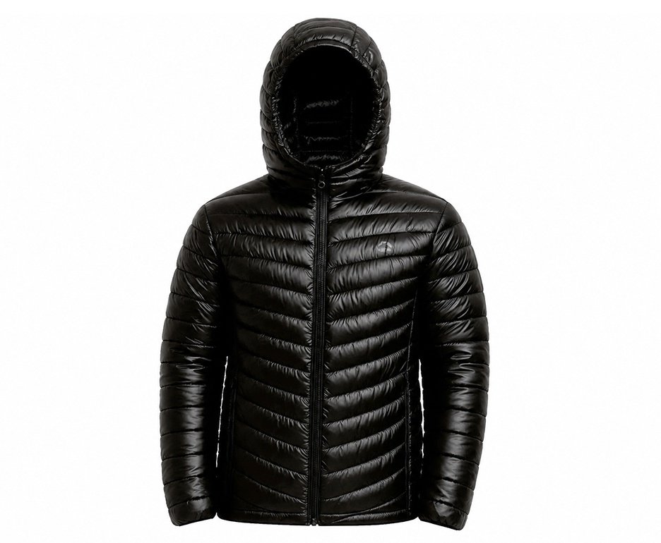 Jaqueta Puffer Kailash Patagonia Sintética Masculina - Preto